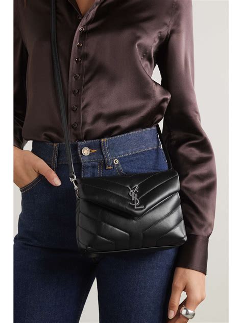 borsa ysl loulou toy|SAINT LAURENT Loulou Toy quilted leather shoulder bag .